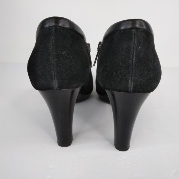Aquatalia Suede Black Ankle Boots Size 6.5 - Picture 7 of 15